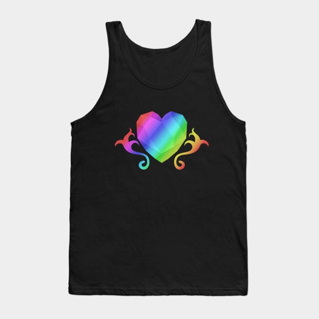 MLP - Cutie Mark Rainbow Special - Princess Cadence Tank Top by ariados4711